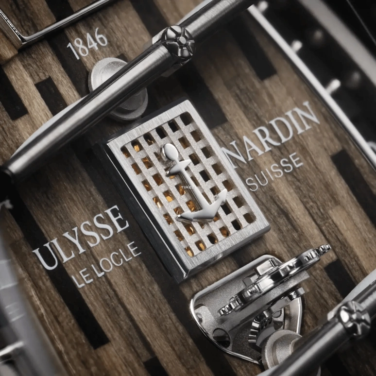 Ulysse Nardin,Marine 44mm,44mm,Platinum,Brown,Handwound,Tourbillon,In-house Caliber,6329,6329-100LE-9A-CORSAIRE/1A