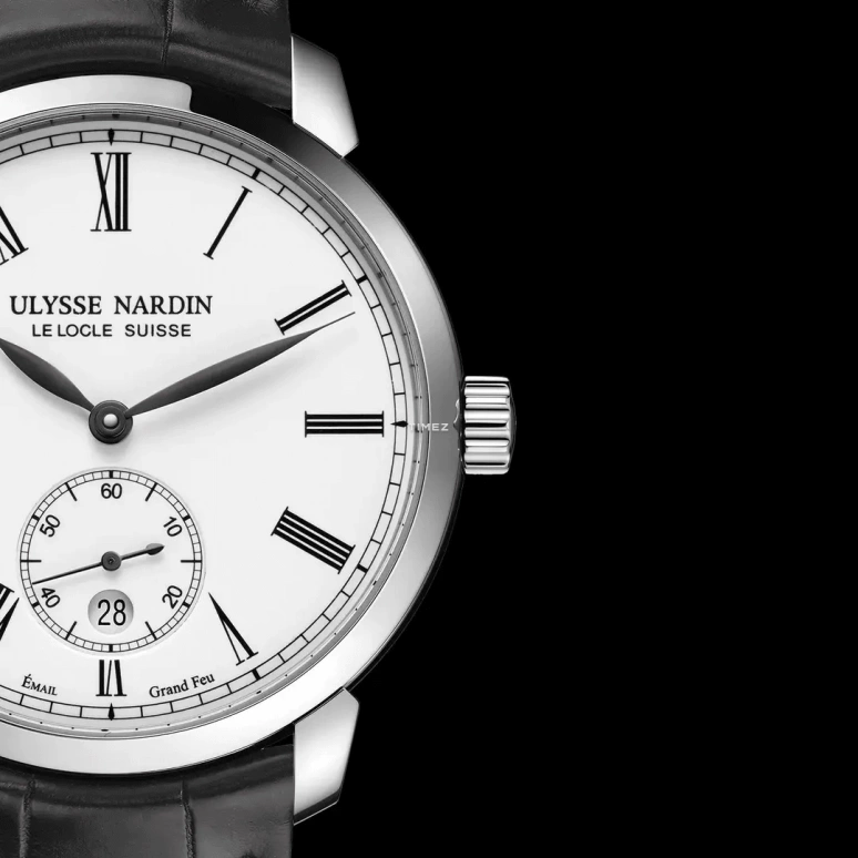 Ulysse Nardin,Classico 40mm,40mm,Stainless Steel,White,Automatic,Day,48hours,3203,3203-136-2/E0-42
