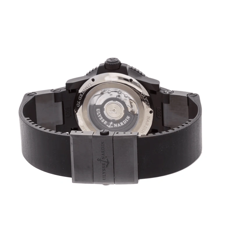 Ulysse Nardin,Other 42.70mm,42.70mm,Stainless Steel,Black,Automatic,Chronograph,Day,Power Reserve Indicator,263,263-38LE-3