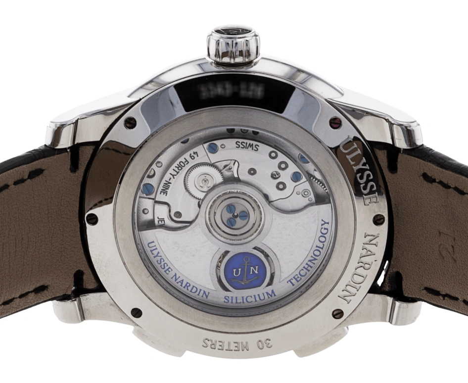 Ulysse Nardin,Dual Time 42mm,42mm,Stainless Steel,Black,Automatic,Dule Time,Big Date,3343,3343-126/912