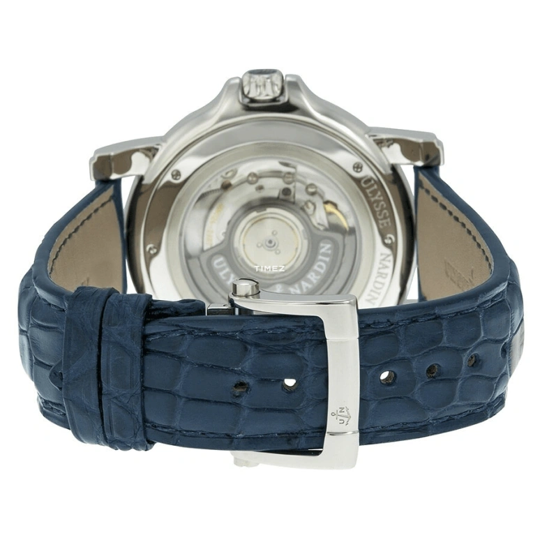 Ulysse Nardin,Dual Time 42mm,42mm,Stainless Steel,Silver,Automatic,Dule Time,Big Date,243,243-55/91