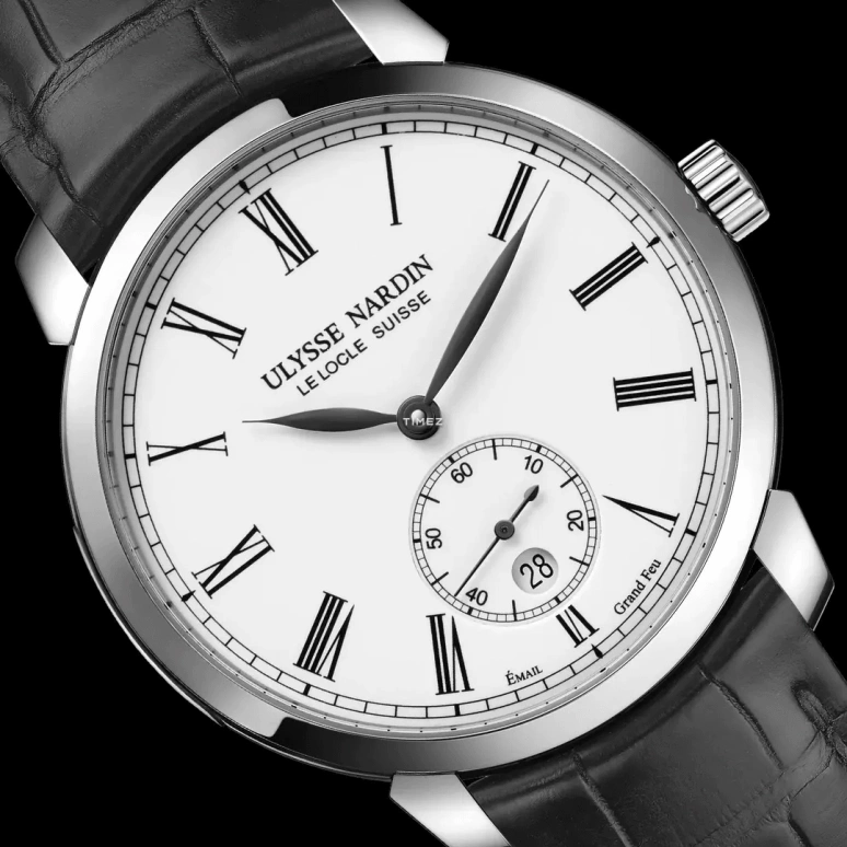 Ulysse Nardin,Classico 40mm,40mm,Stainless Steel,White,Automatic,Day,48hours,3203,3203-136-2/E0-42