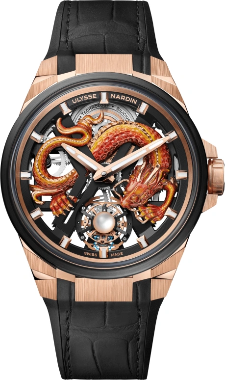 Ulysse Nardin,Blast 45mm,45mm,Titanium,Skeleton,Automatic,Tourbillon,Glass,1725,1725-400-2A/1A