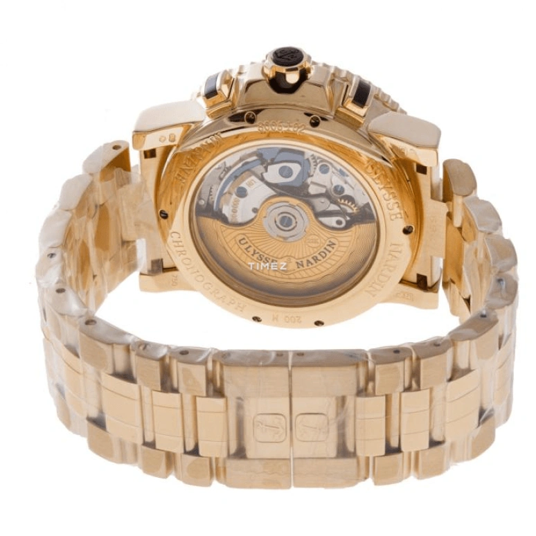 Ulysse Nardin,Diver 42.70mm,42.70mm,Rose Gold,Black,Automatic,Chronograph,Day,8006,8006-102-8M/92