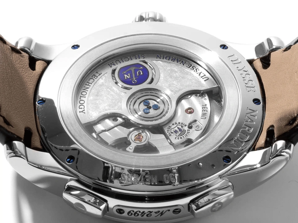 Ulysse Nardin,Dual Time 42mm,42mm,Stainless Steel,Black,Automatic,Dule Time,Big Date,3343,3343-126/92
