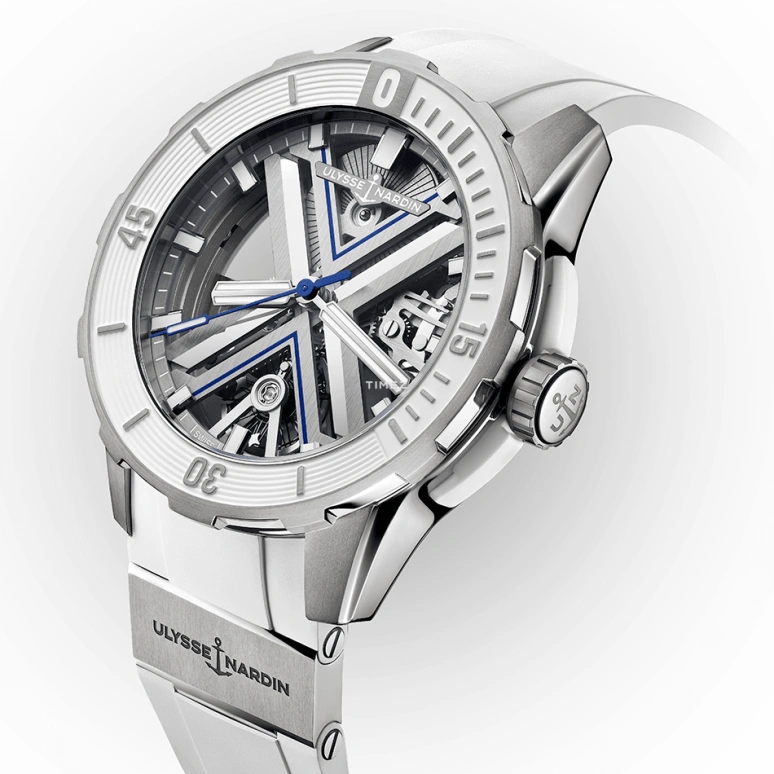 Ulysse Nardin,Diver 44mm,44mm,Titanium,Skeleton,Automatic,Sapphire,Crystal Glass,Round,3723,3723-170-1A/3A