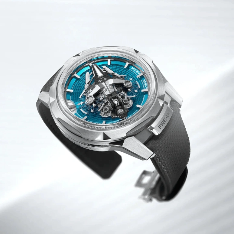 Ulysse Nardin,Freak 45mm,45mm,Titanium,Blue,Automatic,Carrousel,In-house Caliber,2513,2513-500LE-3AE-TUR/3A