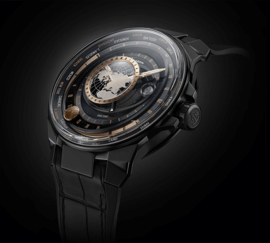 Ulysse Nardin,Blast 45mm,45mm,Ceramic,Titanium Gold,Black,Automatic,Moonphase,Day,Dule Time,World Time,In-house Caliber,Sapphire,Crystal Glass,1063,1063-400-2A/1A