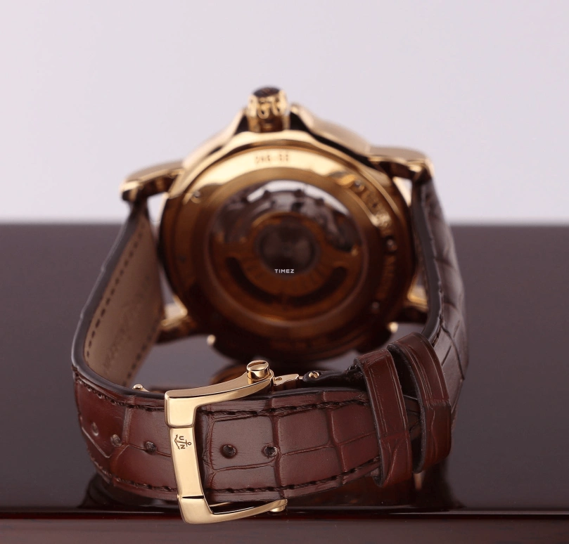 Ulysse Nardin,Classico 42mm,42mm,Rose Gold,White,Brown,Automatic,Dule Time,Big Date,246,246-55/30