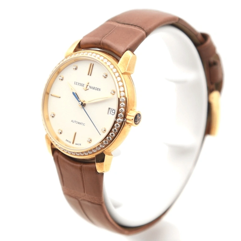 Ulysse Nardin,Classico 31mm,31mm,Rose Gold,White,Automatic,Day,42hours,8106,8106-116B-2/990