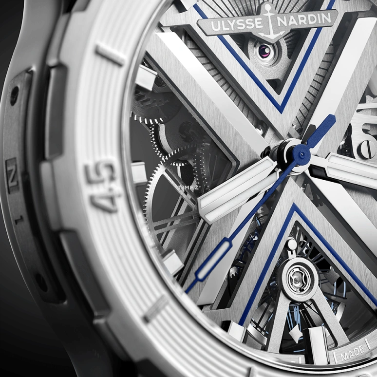 Ulysse Nardin,Diver 44mm,44mm,Titanium,Skeleton,Automatic,Sapphire,Crystal Glass,Round,3723,3723-170-1A/3A