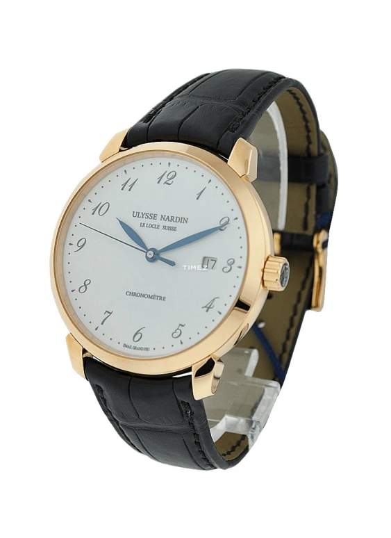 Ulysse Nardin,Classico 40mm,40mm,Rose Gold,White,Automatic,Day,42hours,8152,8152-111-2/5GF