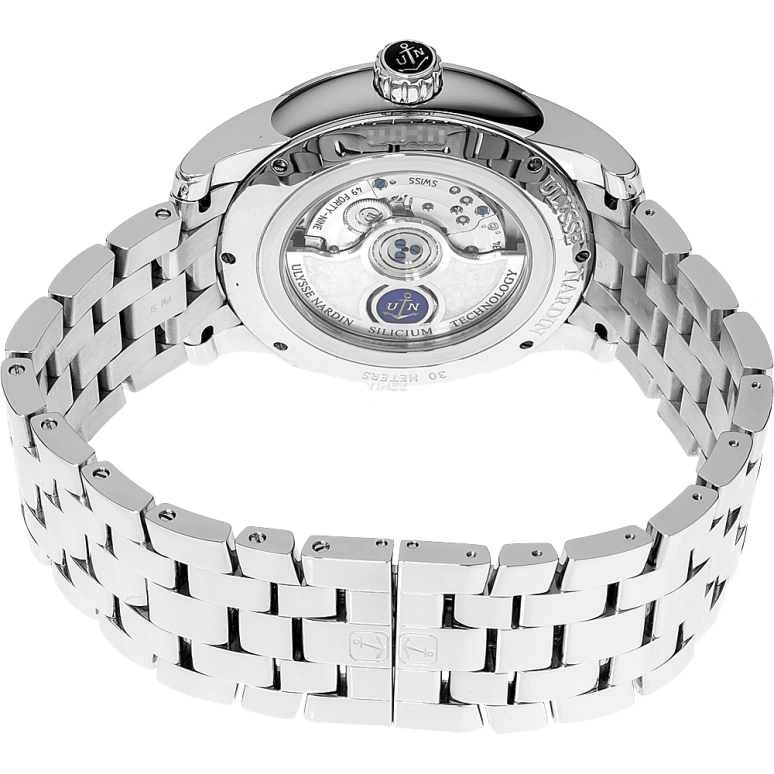 Ulysse Nardin,Dual Time 42mm,42mm,Stainless Steel,Black,Automatic,Day,Dule Time,3343,3343-126-7/92