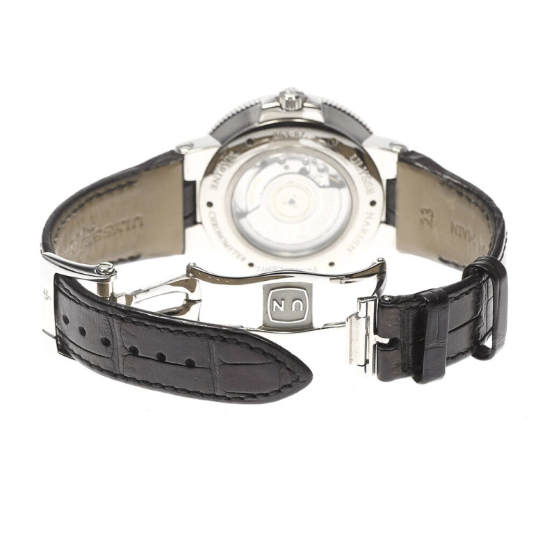 Ulysse Nardin,Marine 43mm,43mm,Stainless Steel,White,Automatic,Chronograph,Day,Power Reserve Indicator,263,263-67-3/40