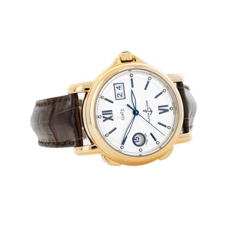Ulysse Nardin,San Marco 40mm,40mm,Rose Gold,Silver White,Automatic,Dule Time,Big Date,226,226-87