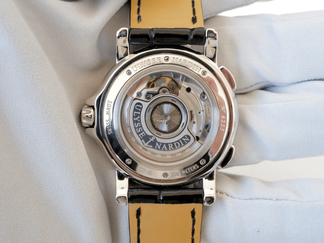Ulysse Nardin,Dual Time 40mm,40mm,Stainless Steel,Black,Automatic,Dule Time,Big Date,223,223-88/382