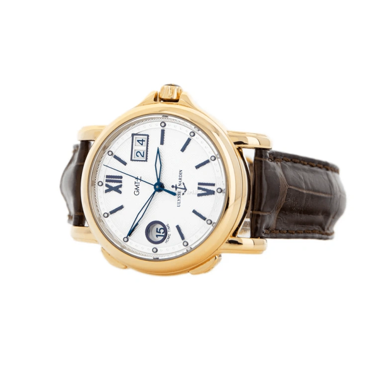 Ulysse Nardin,San Marco 40mm,40mm,Rose Gold,Silver White,Automatic,Dule Time,Big Date,226,226-87
