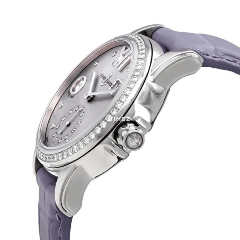 Ulysse Nardin,Dual Time 37.50mm,37.50mm,Stainless Steel,Purple,Automatic,Dule Time,Big Date,3343,3343-222B/30-07