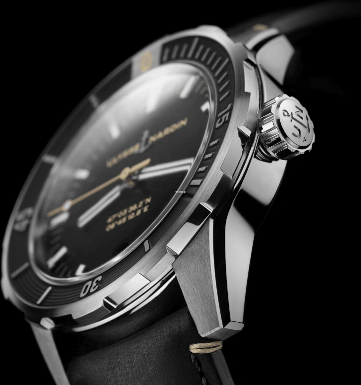 Ulysse Nardin,Diver 42mm,42mm,Stainless Steel,Black,Automatic,Day,42hours,8163,8163-175/92