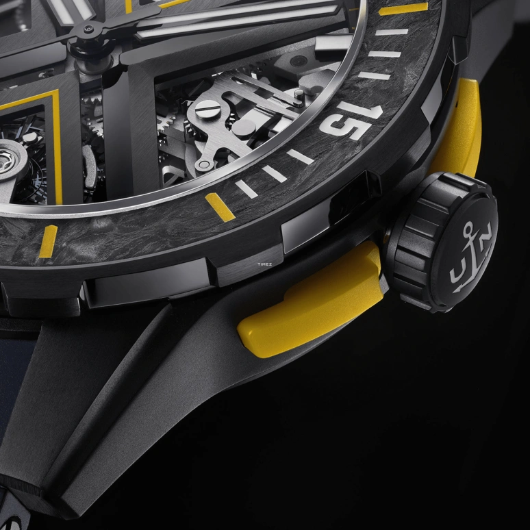 Ulysse Nardin,Diver 44mm,44mm,Titanium Gold,Luminous,Black,Automatic,96hours,In-house Caliber,3723,3723-170LE-2A-BLACK/3B