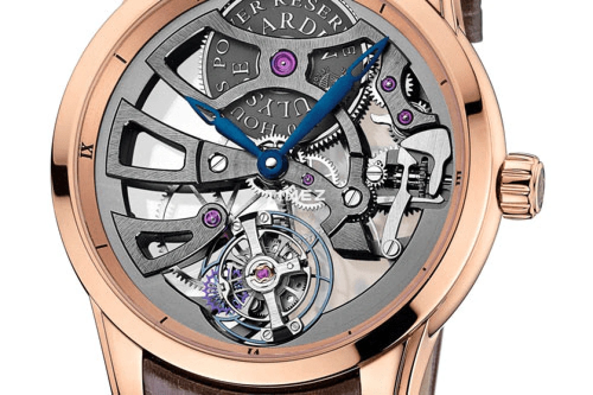 Ulysse Nardin,Other 44mm,44mm,Red Gold,Skeleton,Handwound,170hours,In-house Caliber,1702,1702-129