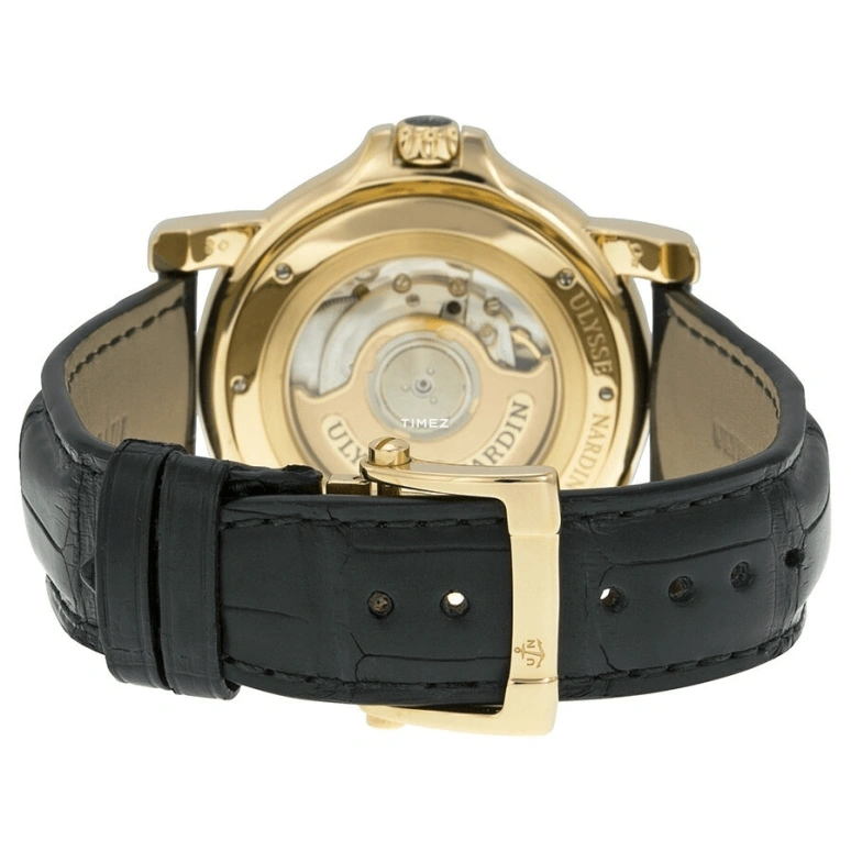 Ulysse Nardin,Dual Time 42mm,42mm,Rose Gold,Black,Automatic,Dule Time,Big Date,246,246-55/32