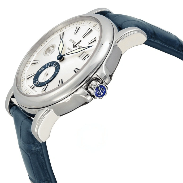Ulysse Nardin,Dual Time 42mm,42mm,Stainless Steel,Silver,Automatic,Dule Time,Big Date,243,243-55/91