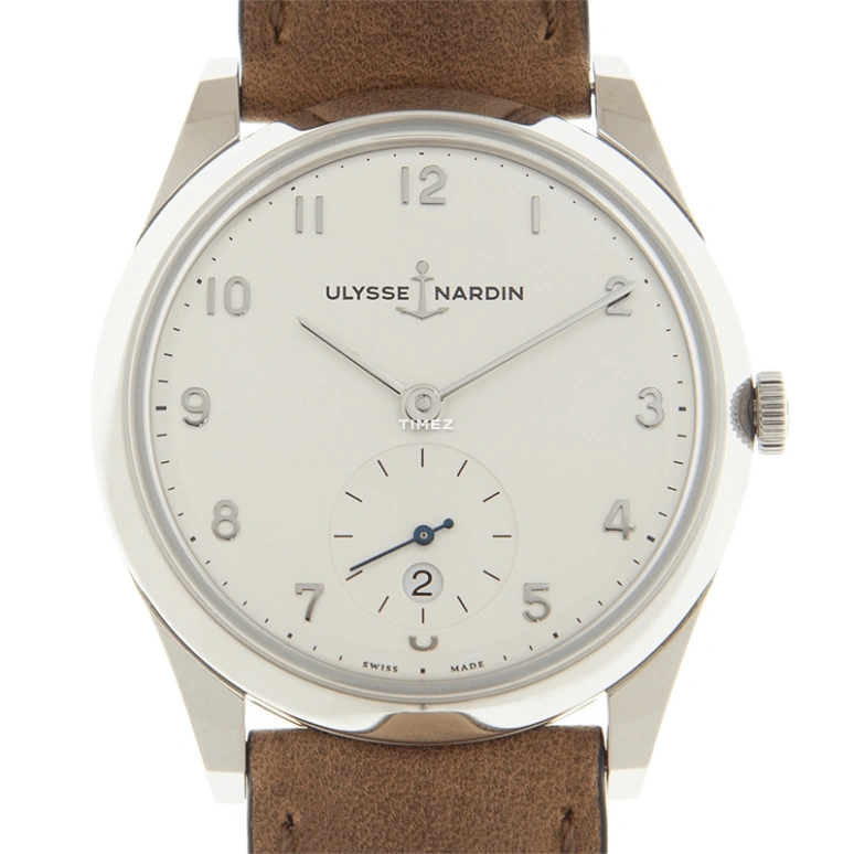 Ulysse Nardin,Classico 39mm,39mm,Stainless Steel,White,Automatic,Day,48hours,3203,3203-900