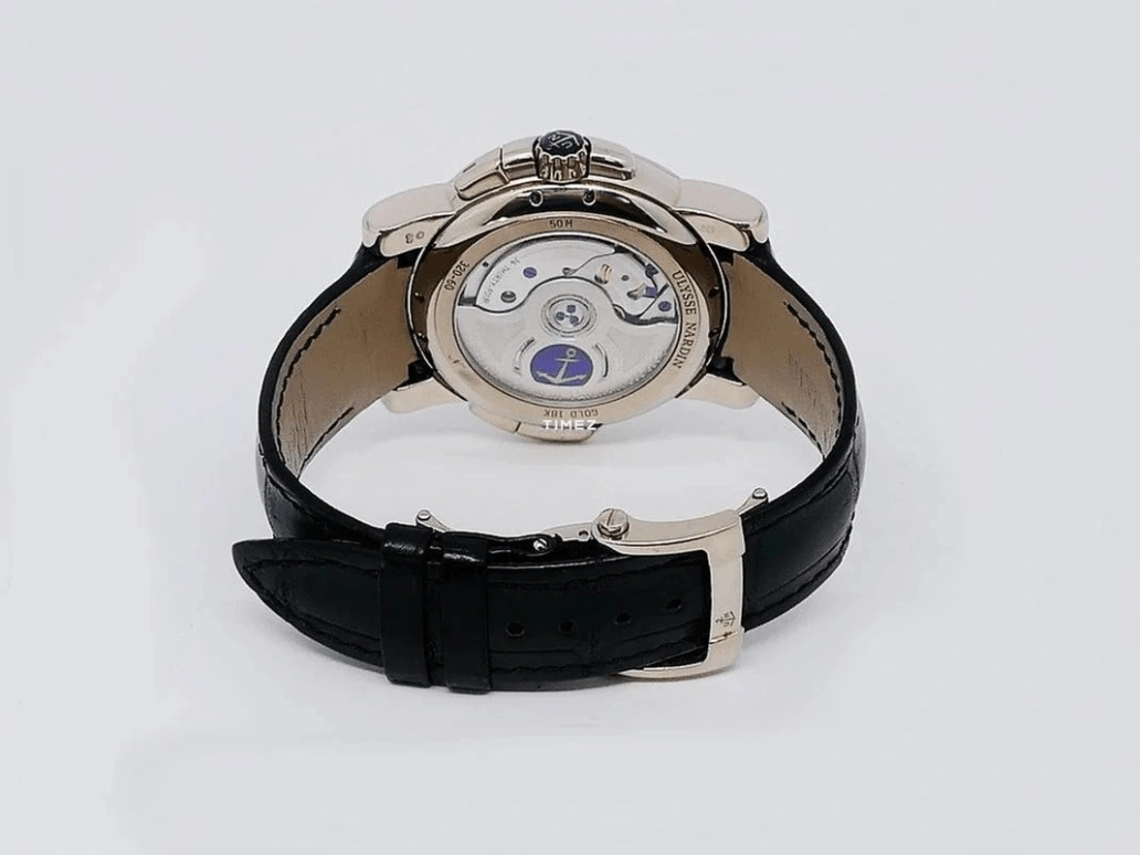 Ulysse Nardin,Other 42mm,42mm,White Gold,Grey,Automatic,Perpetual Calendar,Annual Calendar,Month,Date,In-house Caliber,Sapphire,Crystal Glass,320,320-60/69