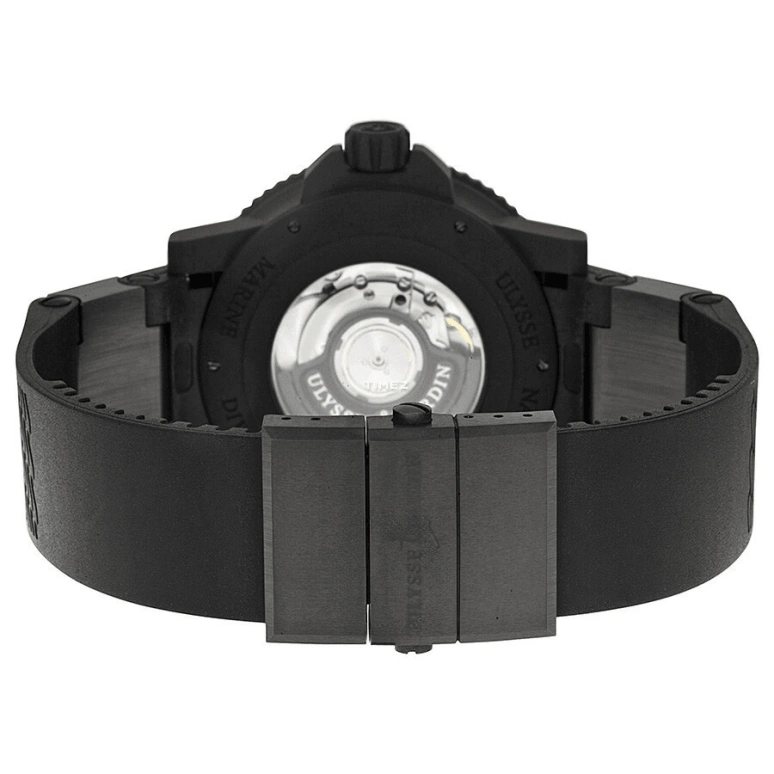Ulysse Nardin,Diver 45.80mm,45.80mm,Stainless Steel,Rubber,Black,Automatic,Day,Power Reserve Indicator,263,263-92-3C/923
