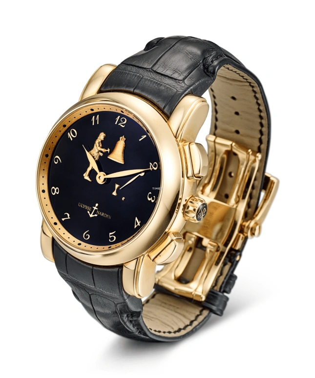 Ulysse Nardin,Classico 42mm,42mm,Rose Gold,Black,Automatic,Repeater,40hours,6106,6106-103/E2