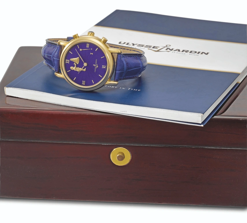 Ulysse Nardin,San Marco 40mm,40mm,Yellow Gold,Blue,Automatic,Grande Sonnerie,Petite Sonnerie,751,751-22