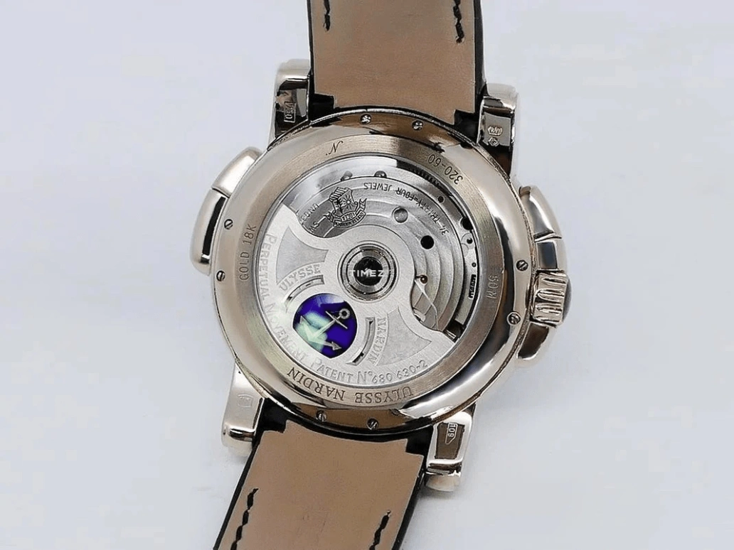 Ulysse Nardin,Other 42mm,42mm,White Gold,Grey,Automatic,Perpetual Calendar,Annual Calendar,Month,Date,In-house Caliber,Sapphire,Crystal Glass,320,320-60/69