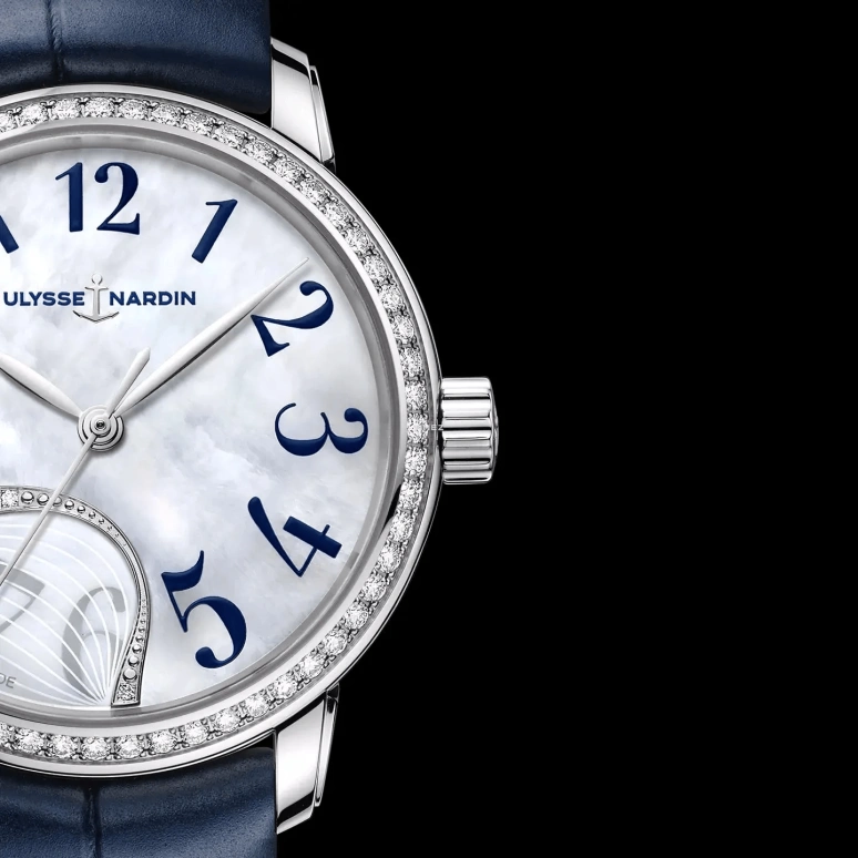 Ulysse Nardin,Classico 34mm,34mm,Stainless Steel,White,Automatic,42hours,In-house Caliber,8153,8153-230B/60-03