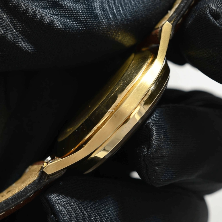 Ulysse Nardin,Other 36mm,36mm,Yellow Gold,Silver,Handwound,Chronograph,Sapphire,Crystal Glass,7534,7534-4