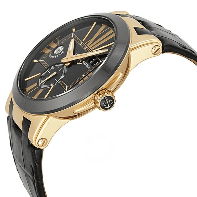 Ulysse Nardin,Dual Time 43mm,43mm,Rose Gold,Black,Automatic,Dule Time,Big Date,246,246-00/42