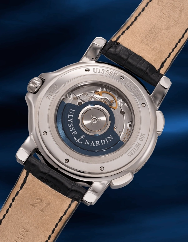 Ulysse Nardin,Dual Time 42mm,42mm,Stainless Steel,Black,Automatic,Dule Time,Big Date,243,243-55/92