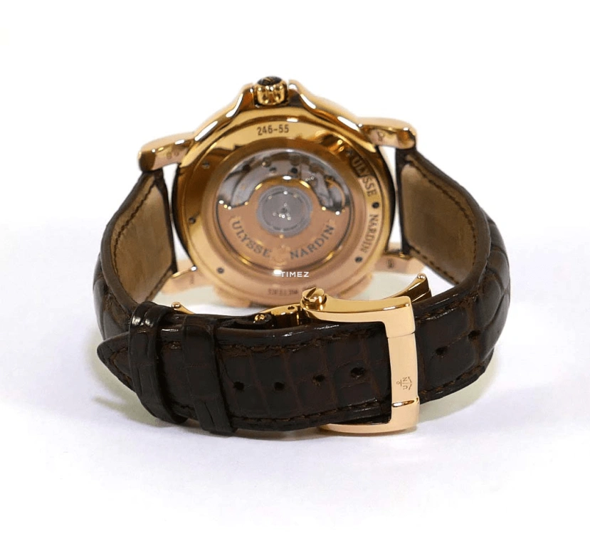Ulysse Nardin,Classico 42mm,42mm,Rose Gold,Silver,Automatic,Dule Time,Big Date,246,246-55/31