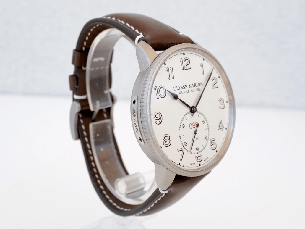 Ulysse Nardin,Marine 44mm,44mm,Stainless Steel,White,Automatic,60hours,In-house Caliber,1183,1183-320LE/60