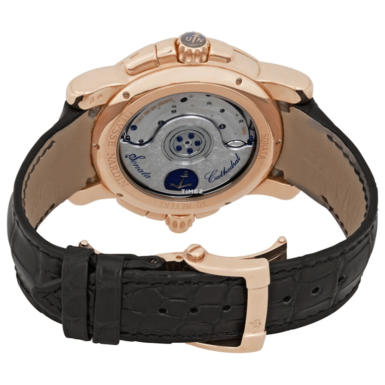 Ulysse Nardin,Sonata 42mm,42mm,Rose Gold,Grey,Silver,Automatic,Countdown,Dule Time,Repeater,Big Date,42hours,In-house Caliber,676,676-88/212