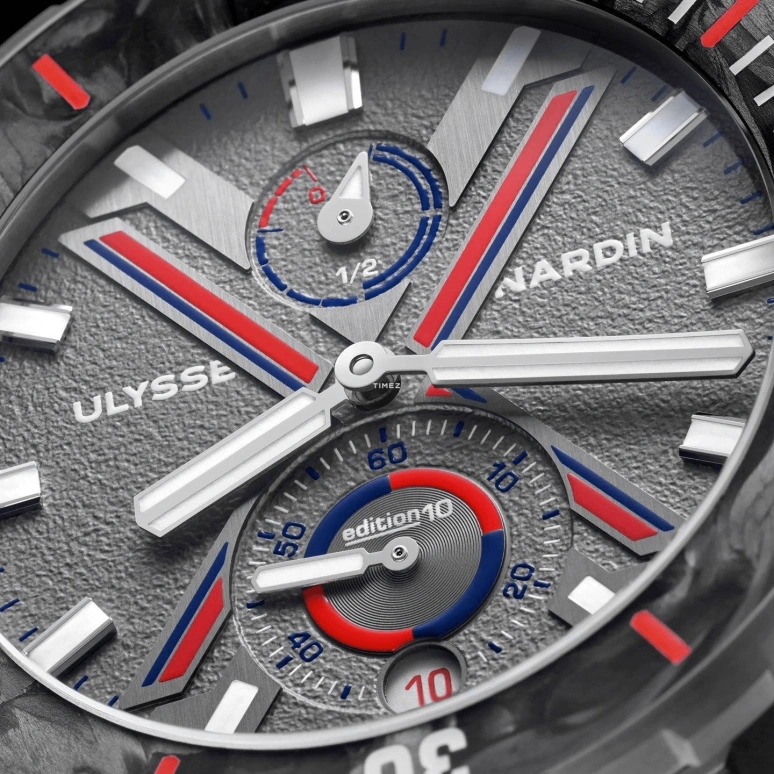 Ulysse Nardin,Diver 44mm,44mm,Carbon,Grey,Automatic,Day,Power Reserve Indicator,1183,1183-170LE-2A-VG/0B
