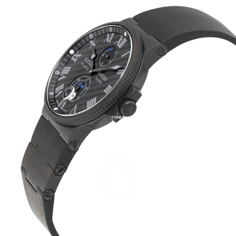 Ulysse Nardin,Marine 41mm,41mm,Stainless Steel,Black,Automatic,Day,Power Reserve Indicator,263,263-66LE-3C/42-BLACK