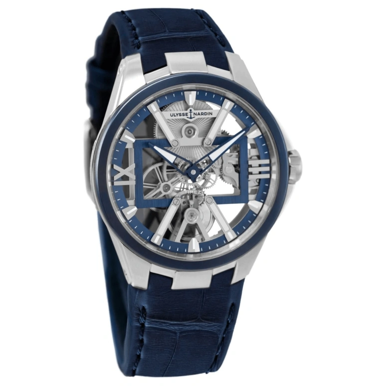 Ulysse Nardin,Other 42mm,42mm,Titanium Gold,Skeleton,Handwound,96hours,In-house Caliber,3713,3713-260/03