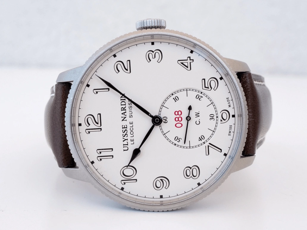 Ulysse Nardin,Marine 44mm,44mm,Stainless Steel,White,Automatic,60hours,In-house Caliber,1183,1183-320LE/60