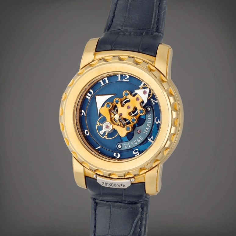 Ulysse Nardin,Freak 44.50mm,44.50mm,Pink Gold,Blue,Handwound,Tourbillon,Carrousel,026,026-88