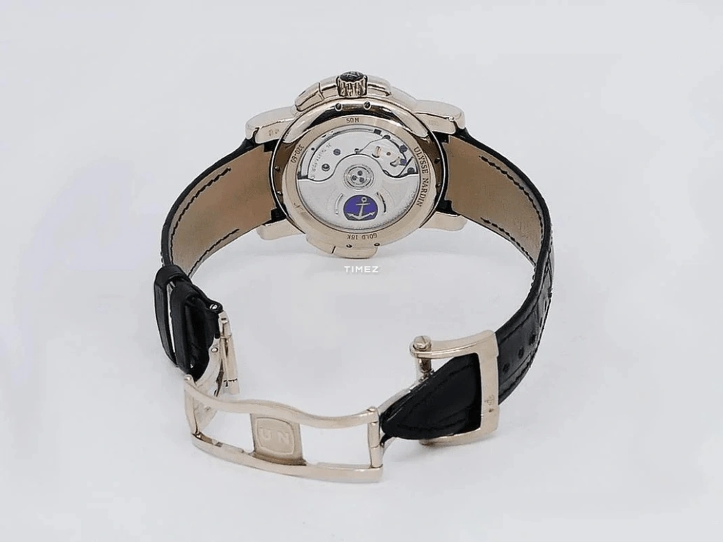Ulysse Nardin,Other 42mm,42mm,White Gold,Grey,Automatic,Perpetual Calendar,Annual Calendar,Month,Date,In-house Caliber,Sapphire,Crystal Glass,320,320-60/69