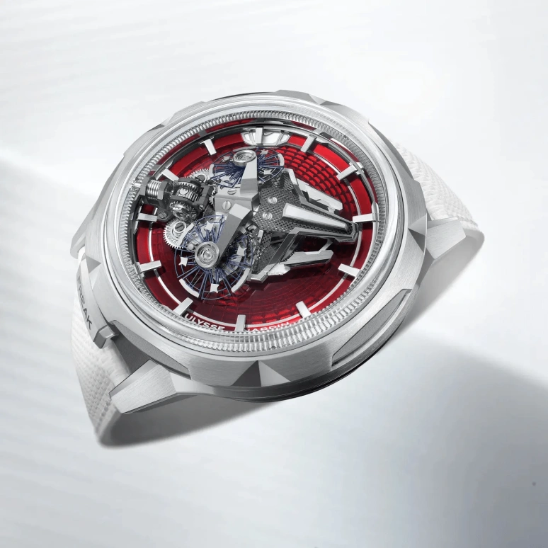 Ulysse Nardin,Freak 45mm,45mm,Titanium,Red,Automatic,Carrousel,In-house Caliber,2513,2513-500LE-6AE-RED/3A