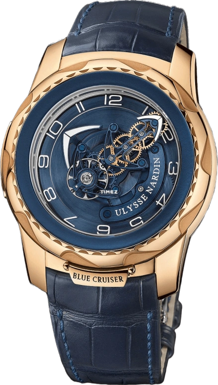 Ulysse Nardin,Freak 45mm,45mm,Rose Gold,Blue,Handwound,Tourbillon,In-house Caliber,2056,2056-131/03