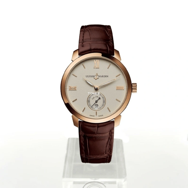 Ulysse Nardin,Classico 40mm,40mm,Rose Gold,Beige,Automatic,Day,48hours,3206,3206-136-2/31