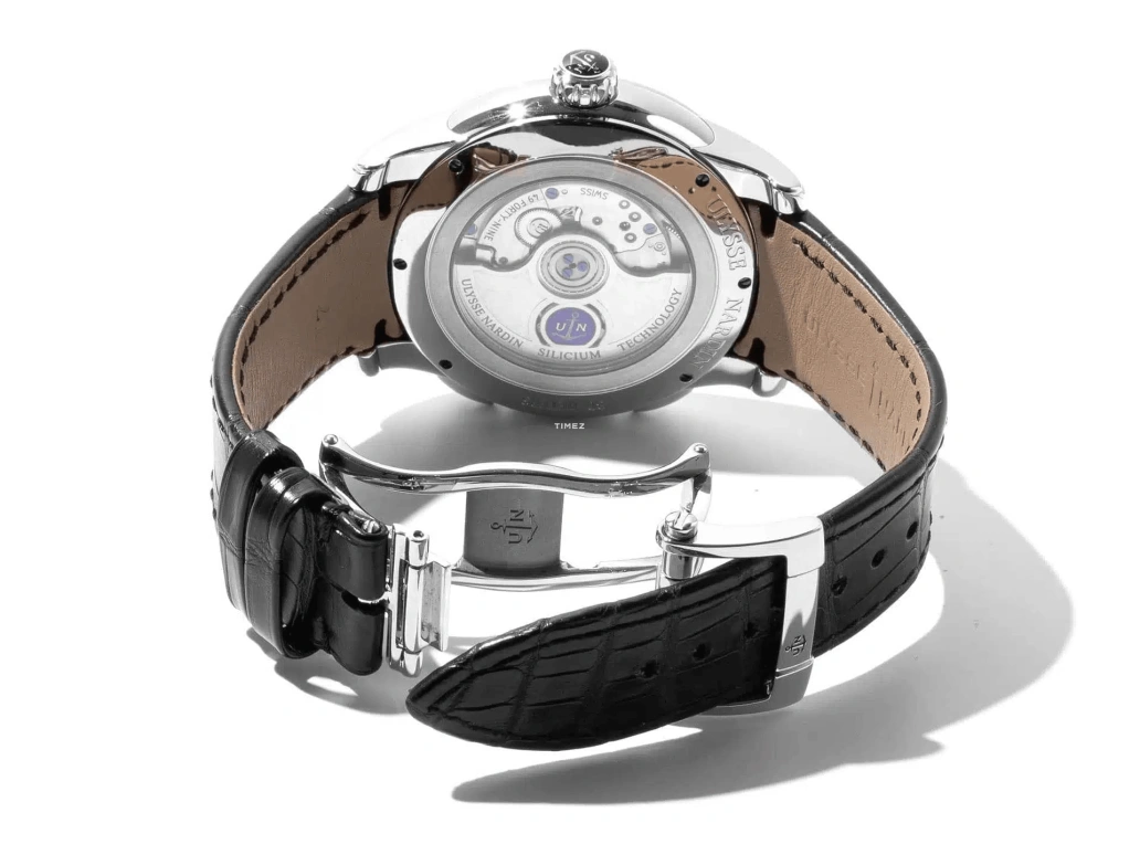 Ulysse Nardin,Dual Time 42mm,42mm,Stainless Steel,Black,Automatic,Dule Time,Big Date,3343,3343-126/92